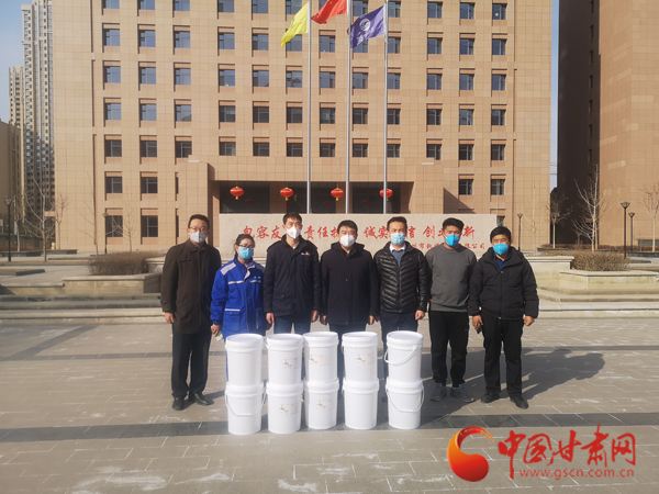 【甘肅全民戰(zhàn)“疫”】暖心！民革蘭州市委會(huì)捐助首批1噸防疫物資（圖）