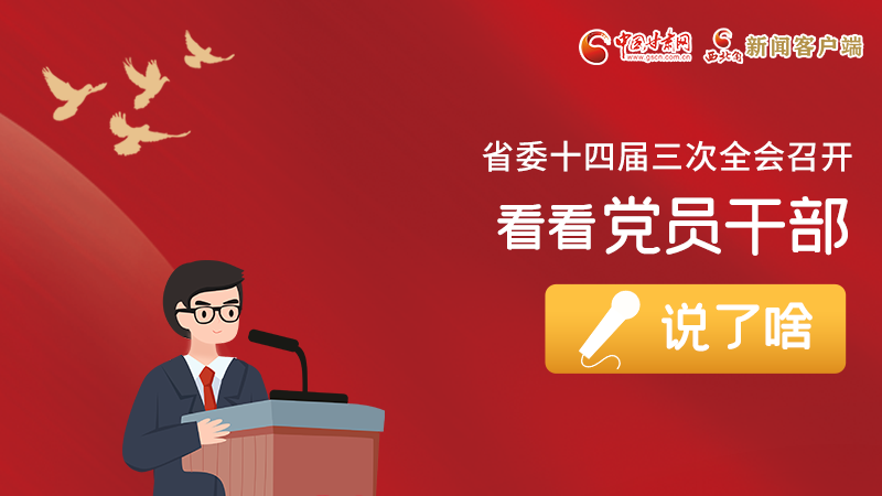 圖解|事關(guān)甘肅省委十四屆三次全會(huì)，黨員干部這么說！