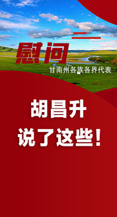  圖解|慰問(wèn)甘南州各族各界代表 胡昌升說(shuō)了這些！